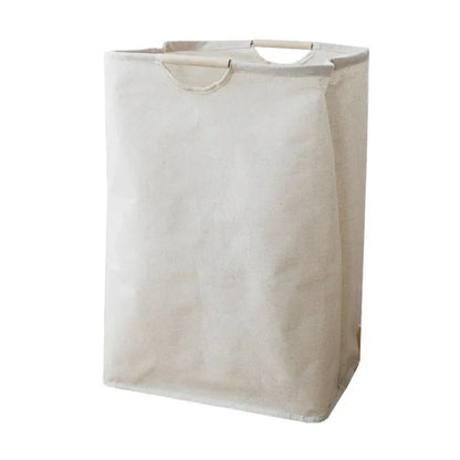 ZenFold Laundry Basket | Minimalist Japanese Charm in a Foldable Cotton-Linen Design
