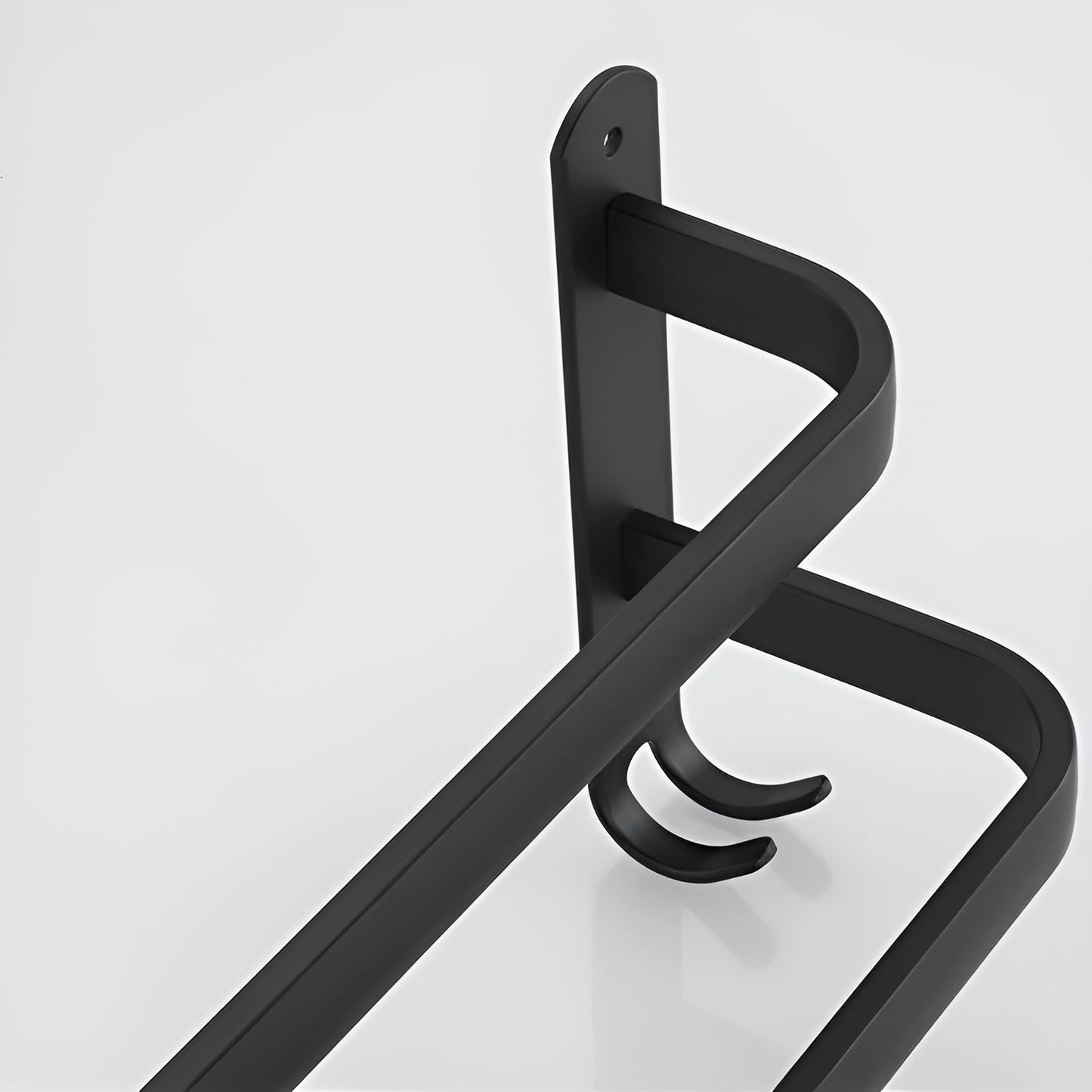 LumiHang Towel Rack | Triple-Layer Wall Mount in Black