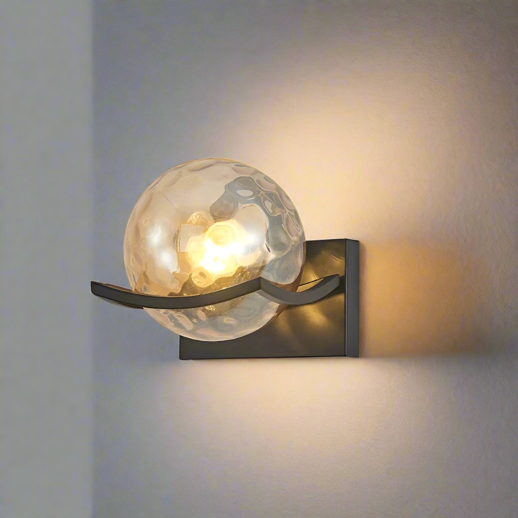 Elegant Glass Panel Design | HaloGlass LED Wall Lamp
