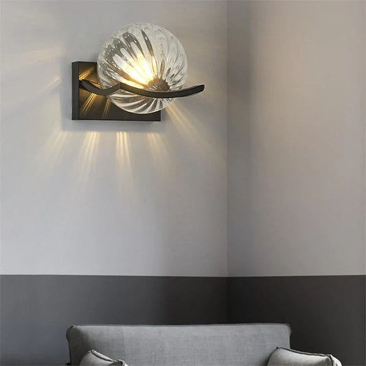 Elegant Glass Panel Design | HaloGlass LED Wall Lamp