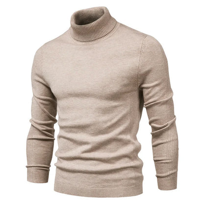 Damon | Men’s Slim Fit Ribbed Turtleneck Sweater