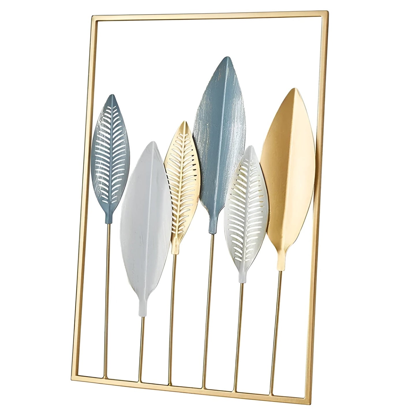 Verdant Whisper | Scandi Gildleaf Wall Art