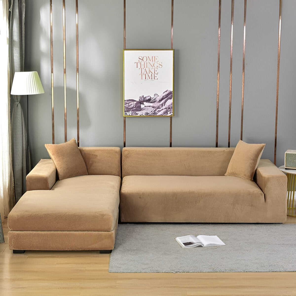 Luxe Sofa Cover | Elegant Design with Cozy Comfort