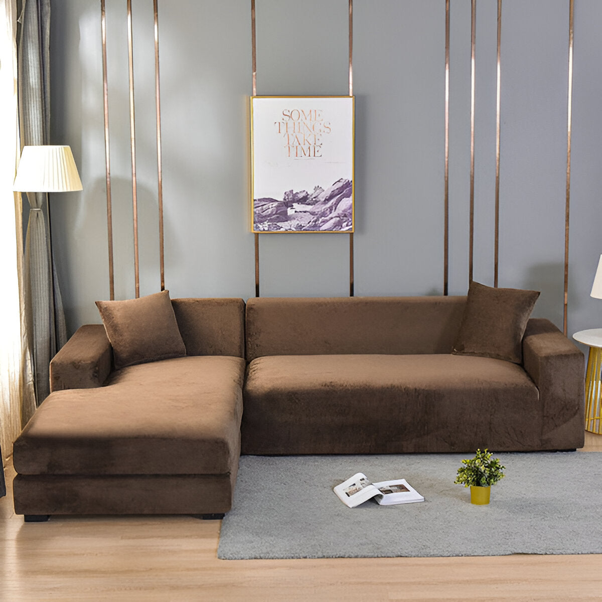 Luxe Sofa Cover | Elegant Design with Cozy Comfort
