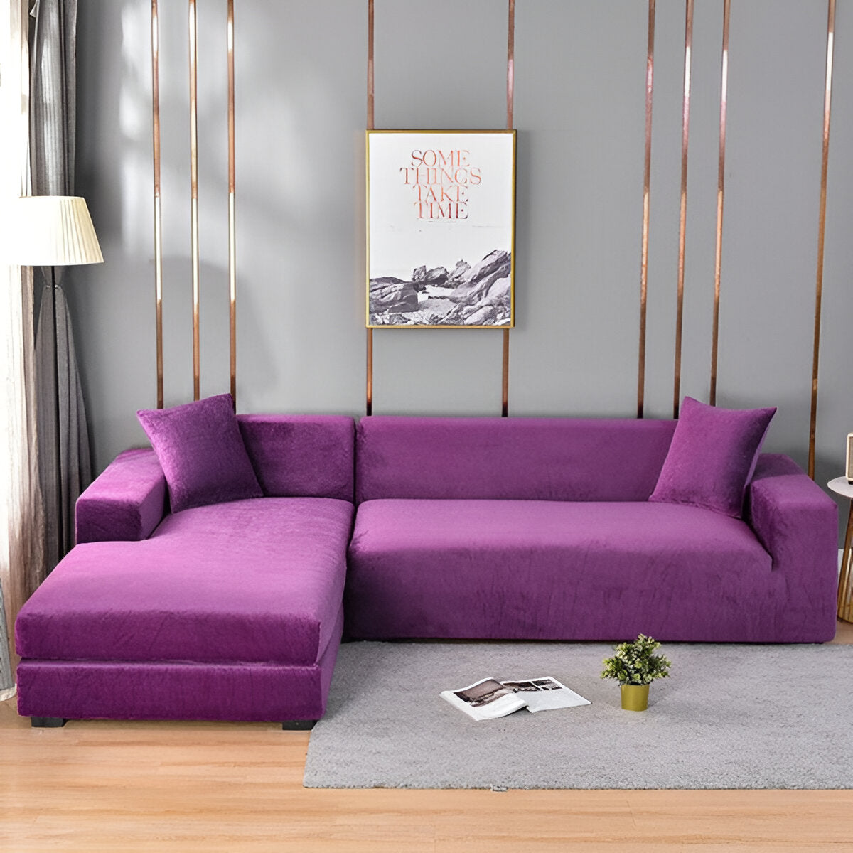 Luxe Sofa Cover | Elegant Design with Cozy Comfort