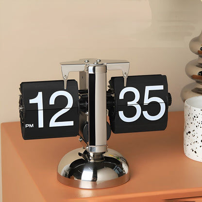 Minimalist Retro Look | NovaFlip Automatic Desk Clock