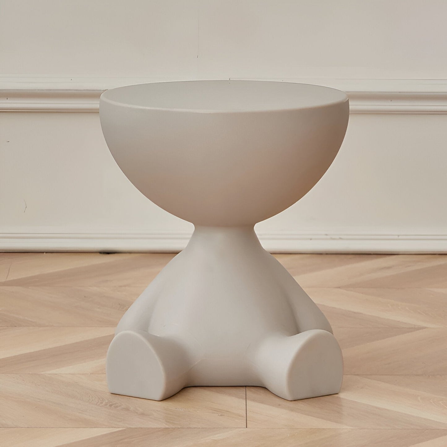 CircaNest Coffee Table | Modern Round Plastic Table with Sleek Minimalist Design