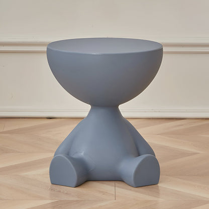 CircaNest Coffee Table | Modern Round Plastic Table with Sleek Minimalist Design