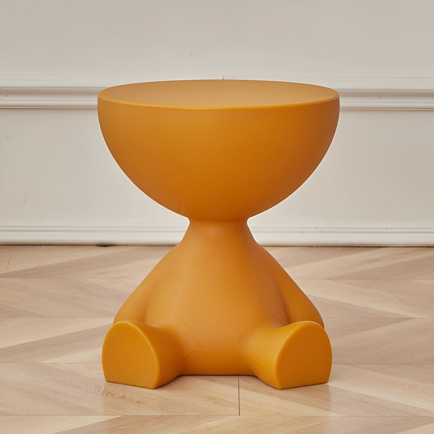 CircaNest Coffee Table | Modern Round Plastic Table with Sleek Minimalist Design