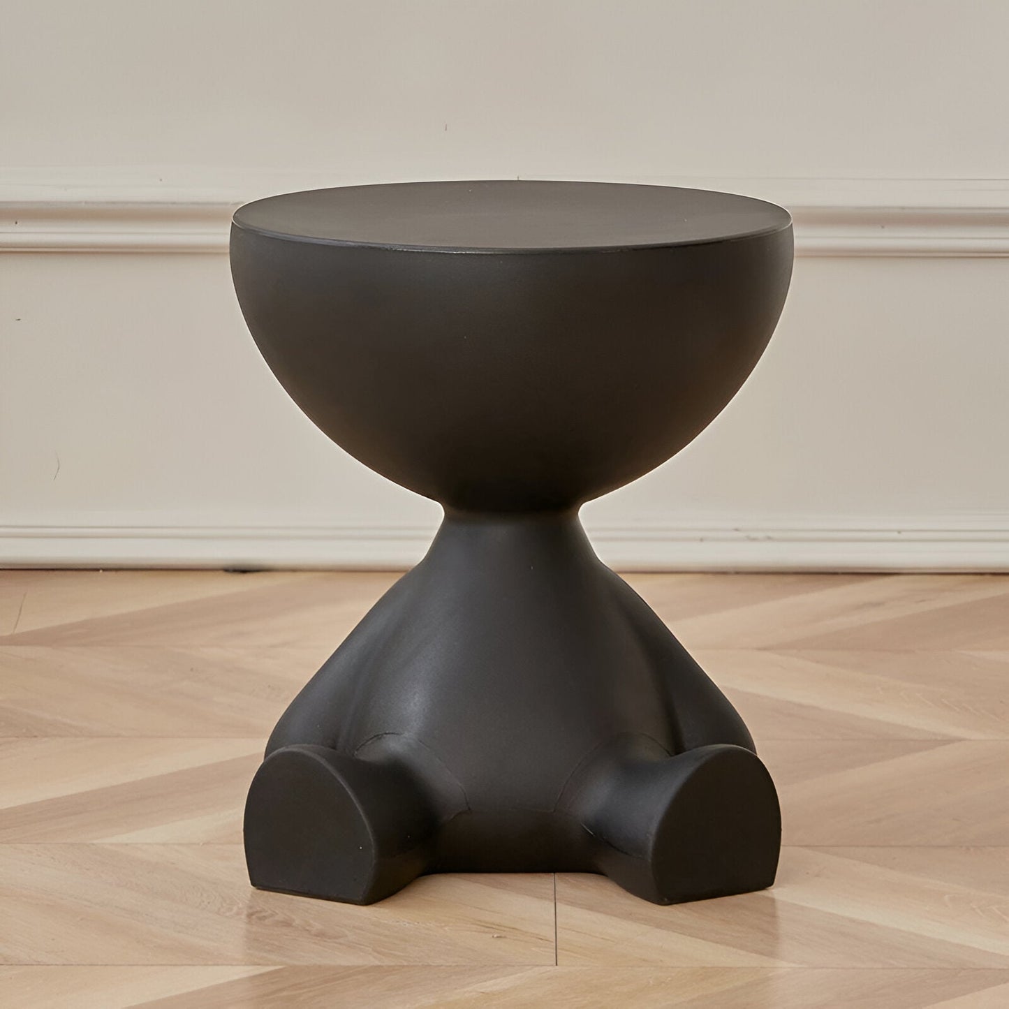 CircaNest Coffee Table | Modern Round Plastic Table with Sleek Minimalist Design
