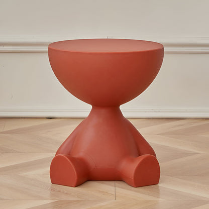 CircaNest Coffee Table | Modern Round Plastic Table with Sleek Minimalist Design