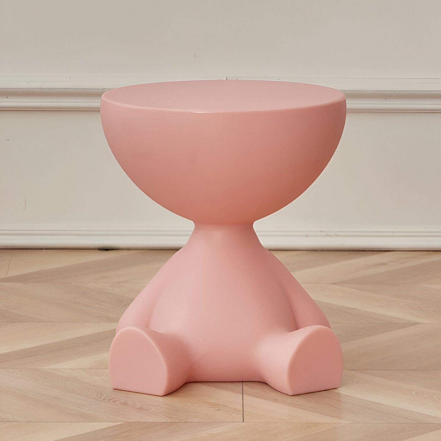 CircaNest Coffee Table | Modern Round Plastic Table with Sleek Minimalist Design