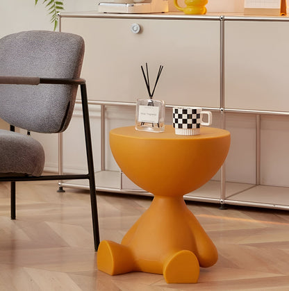 CircaNest Coffee Table | Modern Round Plastic Table with Sleek Minimalist Design