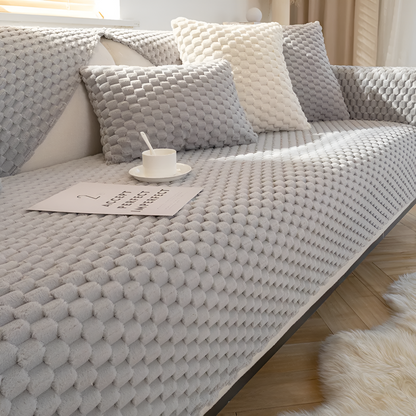 EternaHive Couch Cover | Stain-Resistant Non-Slip Sofa Accent