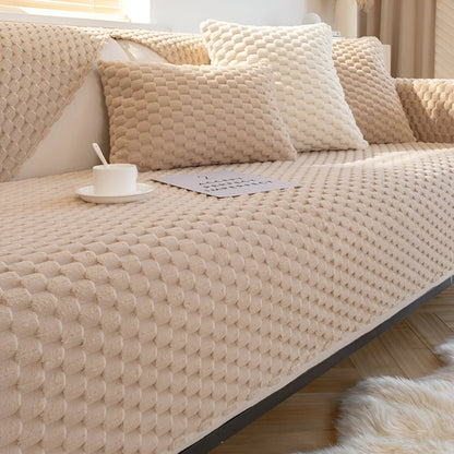 EternaHive Couch Cover | Stain-Resistant Non-Slip Sofa Accent