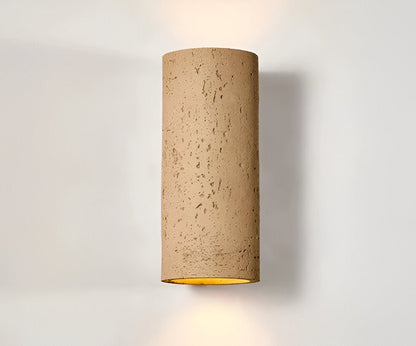 LED Versatile Design | ZenithRock Stone Cylinder Wall Lamp
