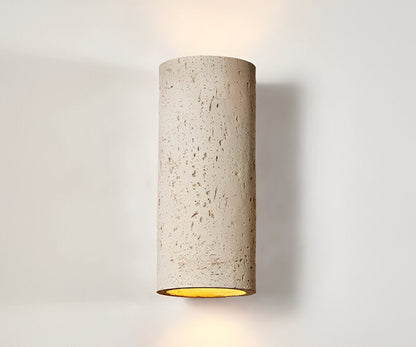 LED Versatile Design | ZenithRock Stone Cylinder Wall Lamp