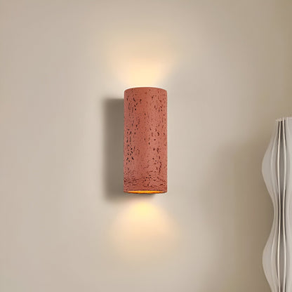 LED Versatile Design | ZenithRock Stone Cylinder Wall Lamp
