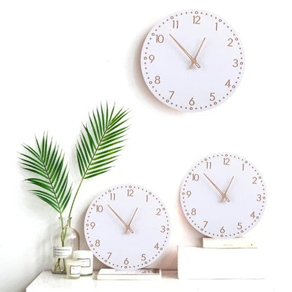 LumoWood Digital Clock | Sleek LED Display in Natural Grain