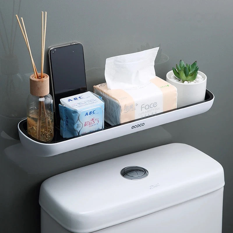 HavenEdge Rack Sleek | Wall-Mount Organizer with Towel Bar