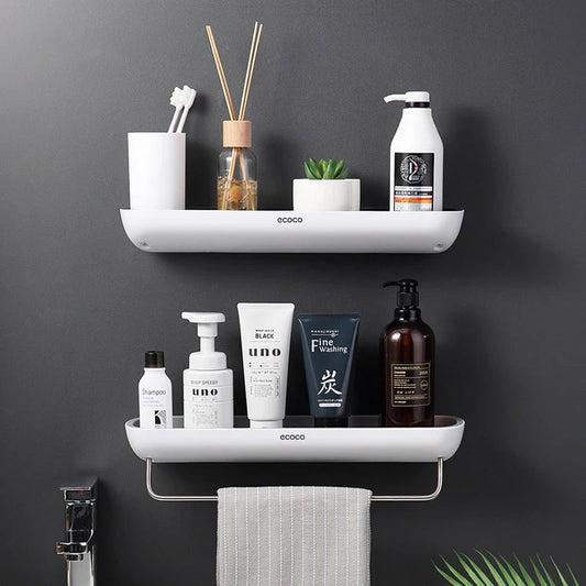 HavenEdge Rack Sleek | Wall-Mount Organizer with Towel Bar