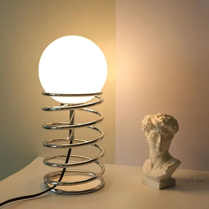 Sphere Lamp | Bauhaus Frosted Glass Table Accent