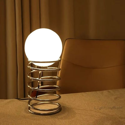 Sphere Lamp | Bauhaus Frosted Glass Table Accent