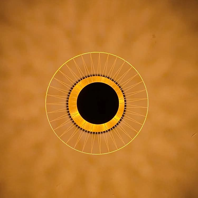 LumiDisc Crystal Lamp | Cordless Rechargeable LED Light for Elegant Tabletop Sparkle