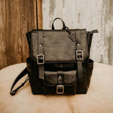 Plenty | Unisex Leather Travel Backpack with Padded Straps and Ample Storage-5