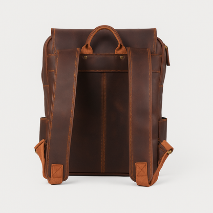 Lennox | Vintage Brown Travel Backpack