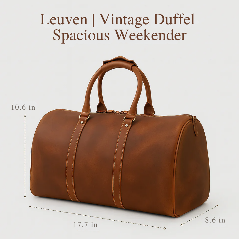 Leuven | Vintage Duffel - Spacious Weekender