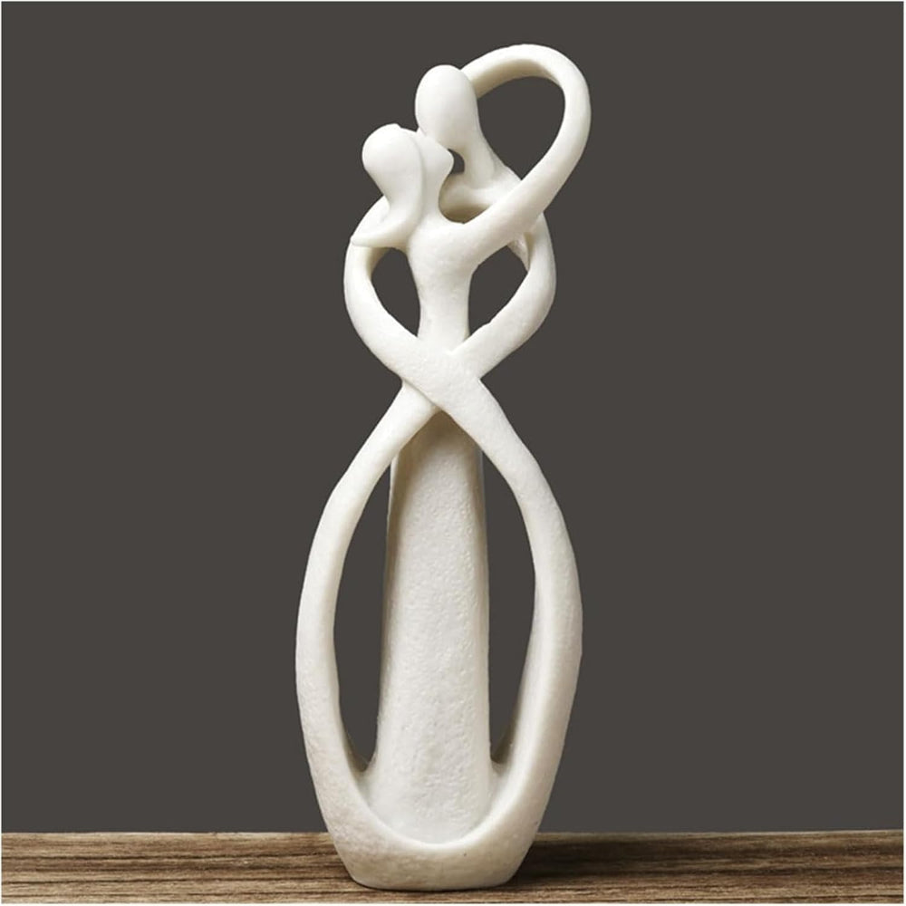 Eternal Embrace | Modern Resin Loveform Sculpture