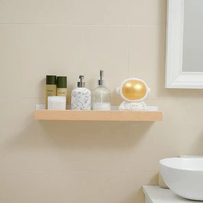 LumeaWood Towel Rack | Sleek No-Tool Bathroom Shelf