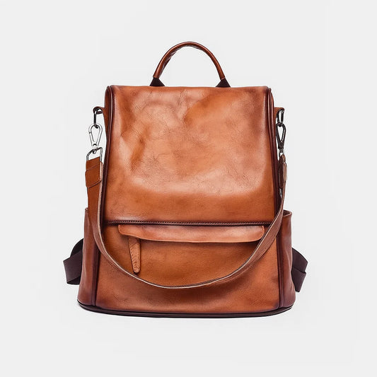 Maelis | Rustic Charm Vegan Leather Daypack