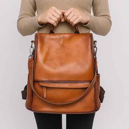 Maelis | Rustic Charm Vegan Leather Daypack