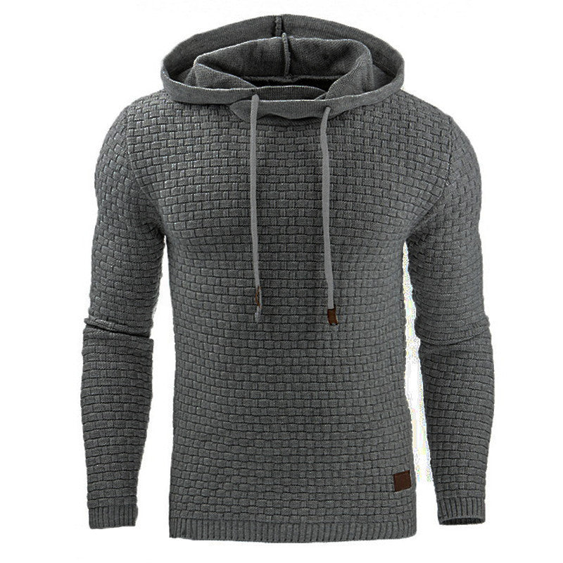 Simon | Men’s Textured Hoodie for Everyday Comfort