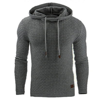 Simon | Men’s Textured Hoodie for Everyday Comfort