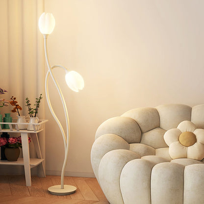 Contemporary G9 Fixture | LumiPetal Flower Floor Light