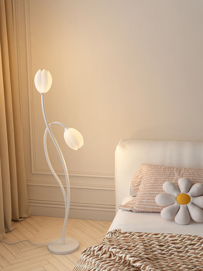 Contemporary G9 Fixture | LumiPetal Flower Floor Light
