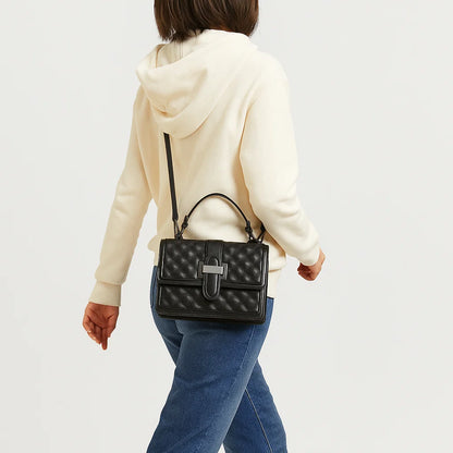Maren | Diamond-Stitch Satchel