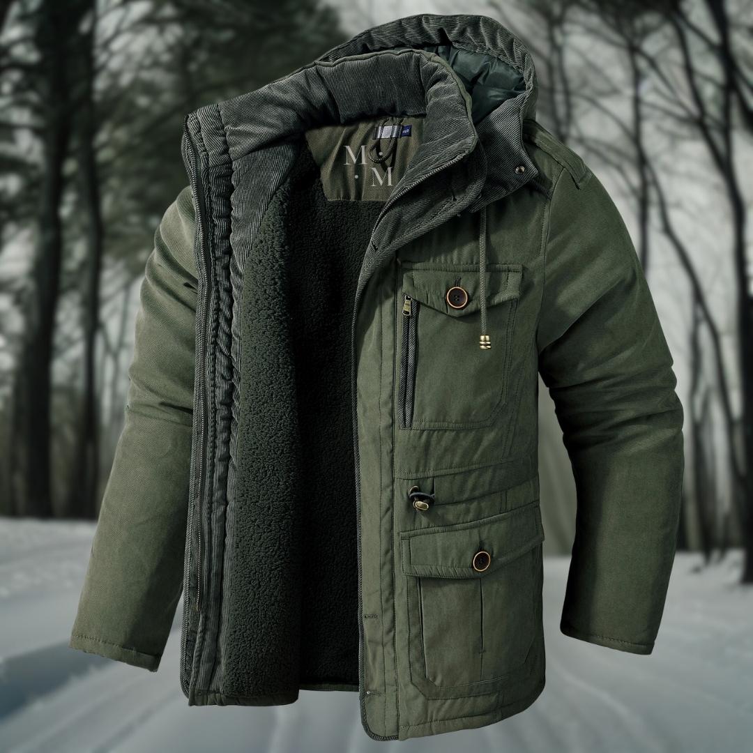 Wyatt | Men’s Utilitarian Hooded Winter Jacket with Pockets