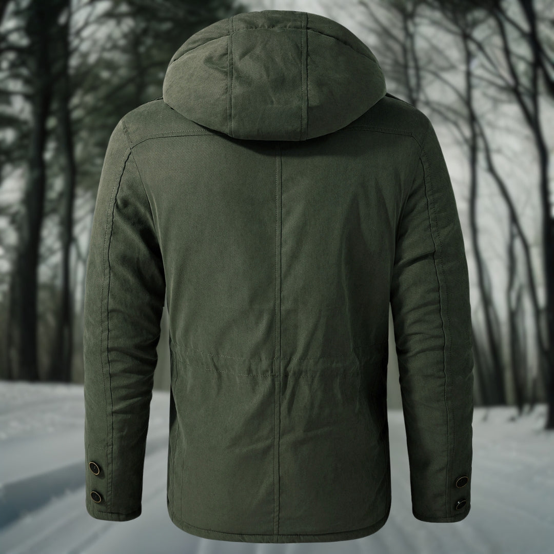 Wyatt | Men’s Utilitarian Hooded Winter Jacket with Pockets