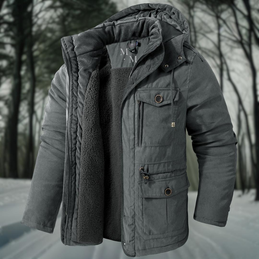 Wyatt | Men’s Utilitarian Hooded Winter Jacket with Pockets