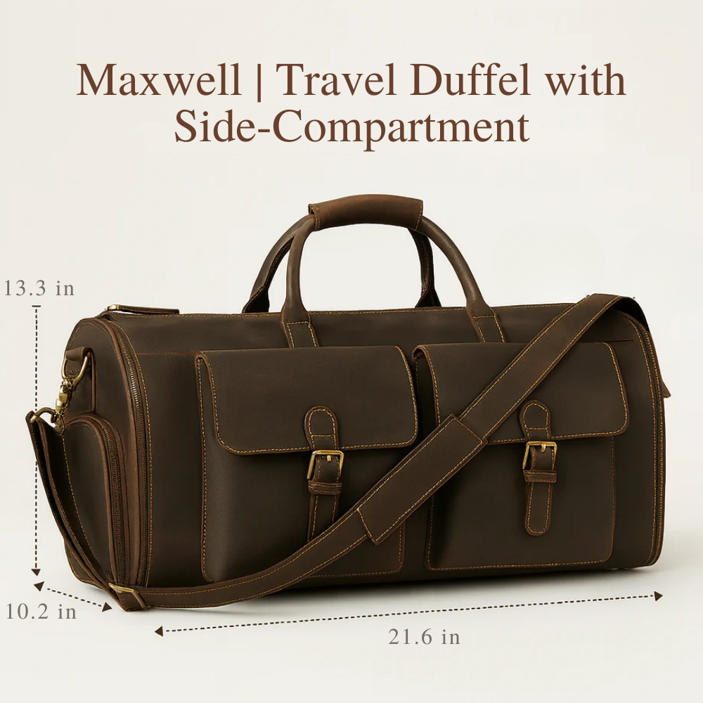 Maxwell | Travel Duffel with Side-Compartment