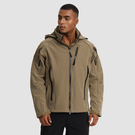 Frednan | Men’s Hooded Softshell Jacket for Everyday Wear