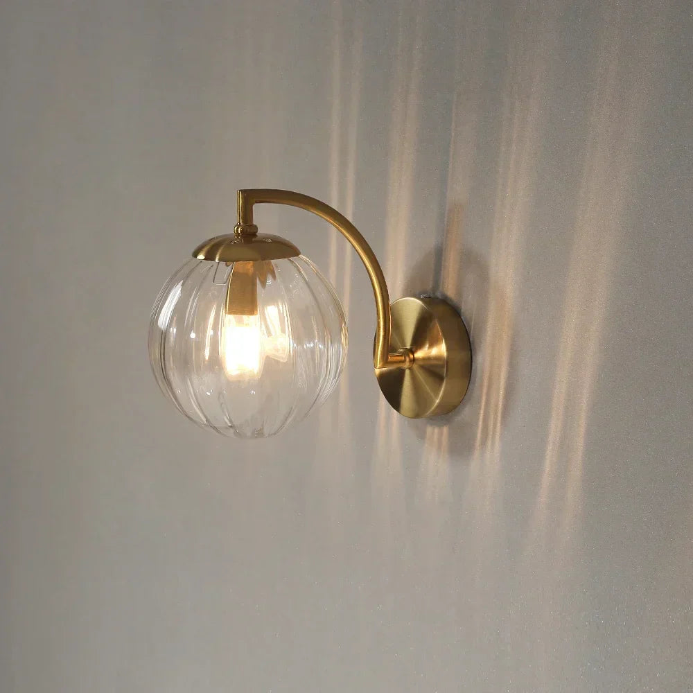 Modern Luxe Design | AuroraCrystal Glass Wall Light
