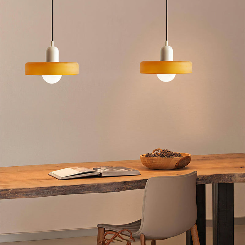 Studio Prisma Pendant | Art Glass Light in Bauhaus Luxe Palette