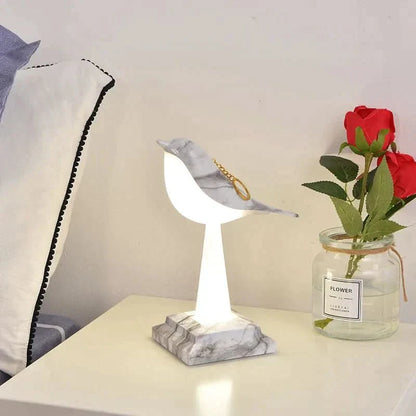 AvianAura Lamp | Vibrant LED Table Light Inspired by Exotic Eclectus Plumage