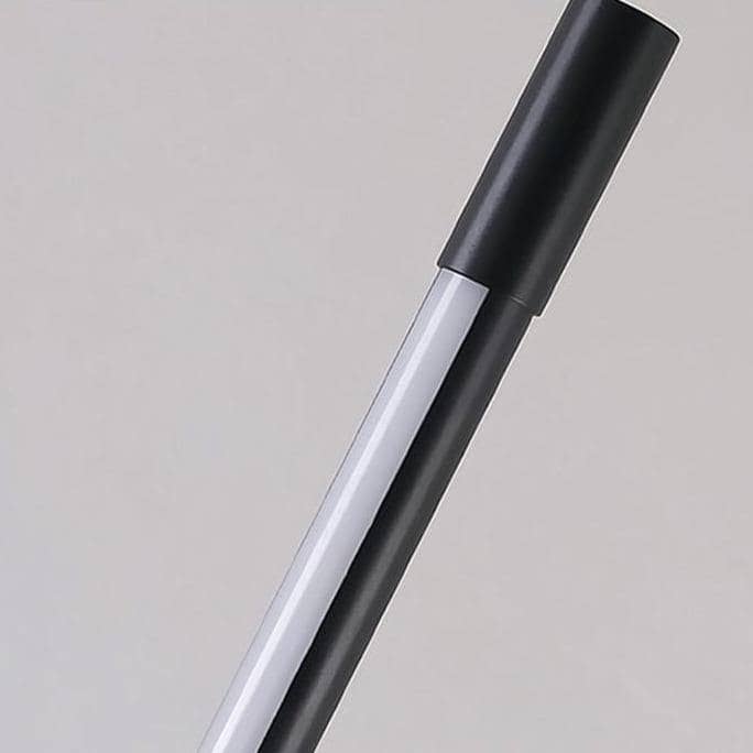 Sleek LED Illumination | FrostGlow Nordic Floor Lamp