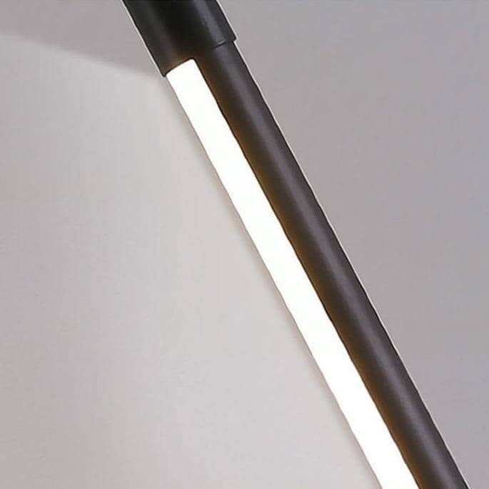 Sleek LED Illumination | FrostGlow Nordic Floor Lamp